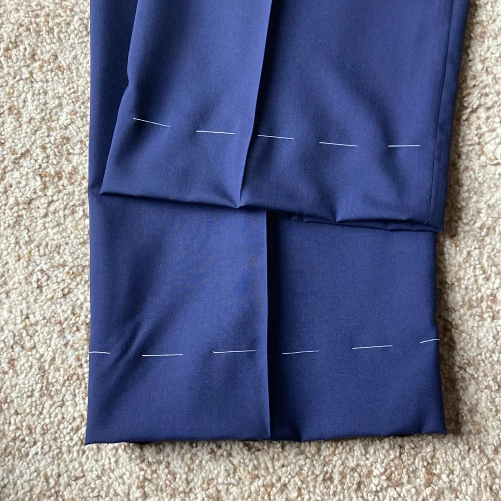 NWOT Brunello Cucinelli Men’s Navy Lightweight Wool Trousers Pants IT60 US 42-44 - Picture 16 of 16